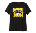 Baseball Mom Sports Mom Yellow Black T-Shirt - Novelty Apparel Men Women - T-Shirt, Sweatshirt, Hoodie