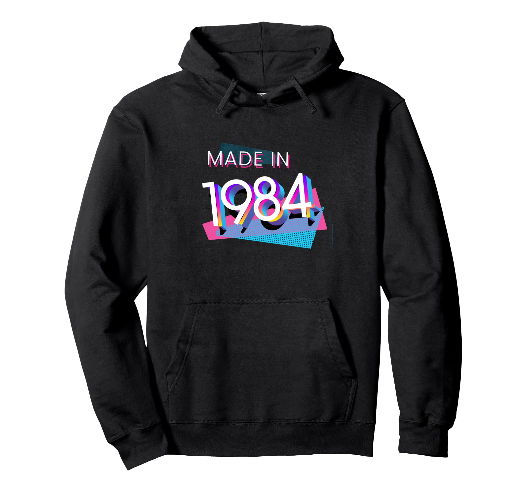 Made 1984 Y2K 80S 42Nd Birthday Hoodie - Graphic Print Men Women - T-Shirt, Sweatshirt, Hoodie