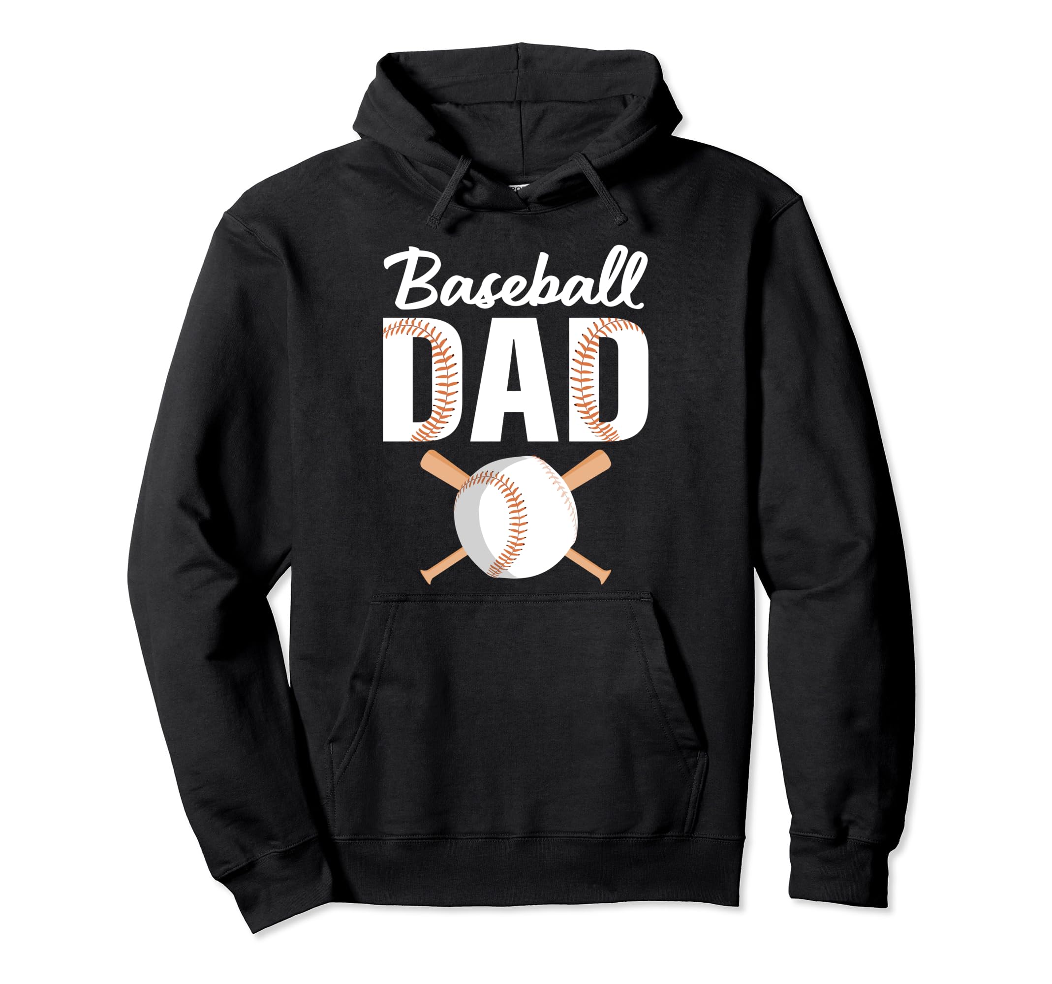 Baseball Dad Fathers Day Hoodie - Streetwear Style Unisex - T-Shirt, Sweatshirt, Hoodie