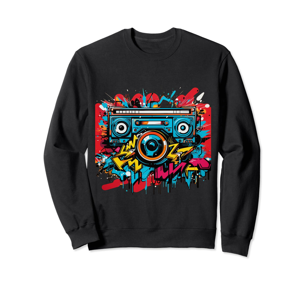 Urban Hip Hop Old School 80S 90S Sweatshirt - Minimalist Print Men Women - T-Shirt, Sweatshirt, Hoodie