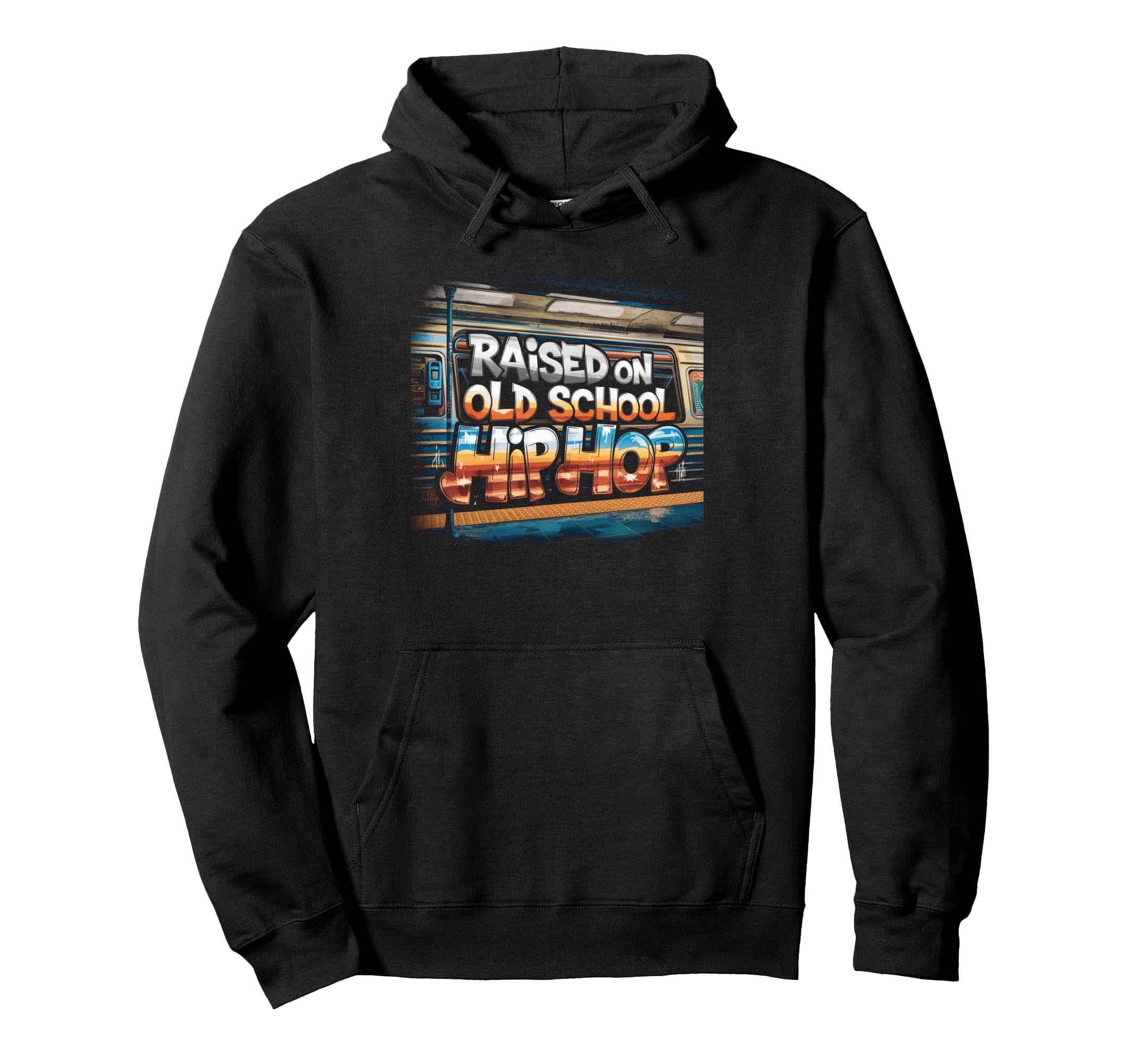 Raised Old School Hip Hop Cassette Hoodie - Aesthetic Graphic Unisex - T-Shirt, Sweatshirt, Hoodie