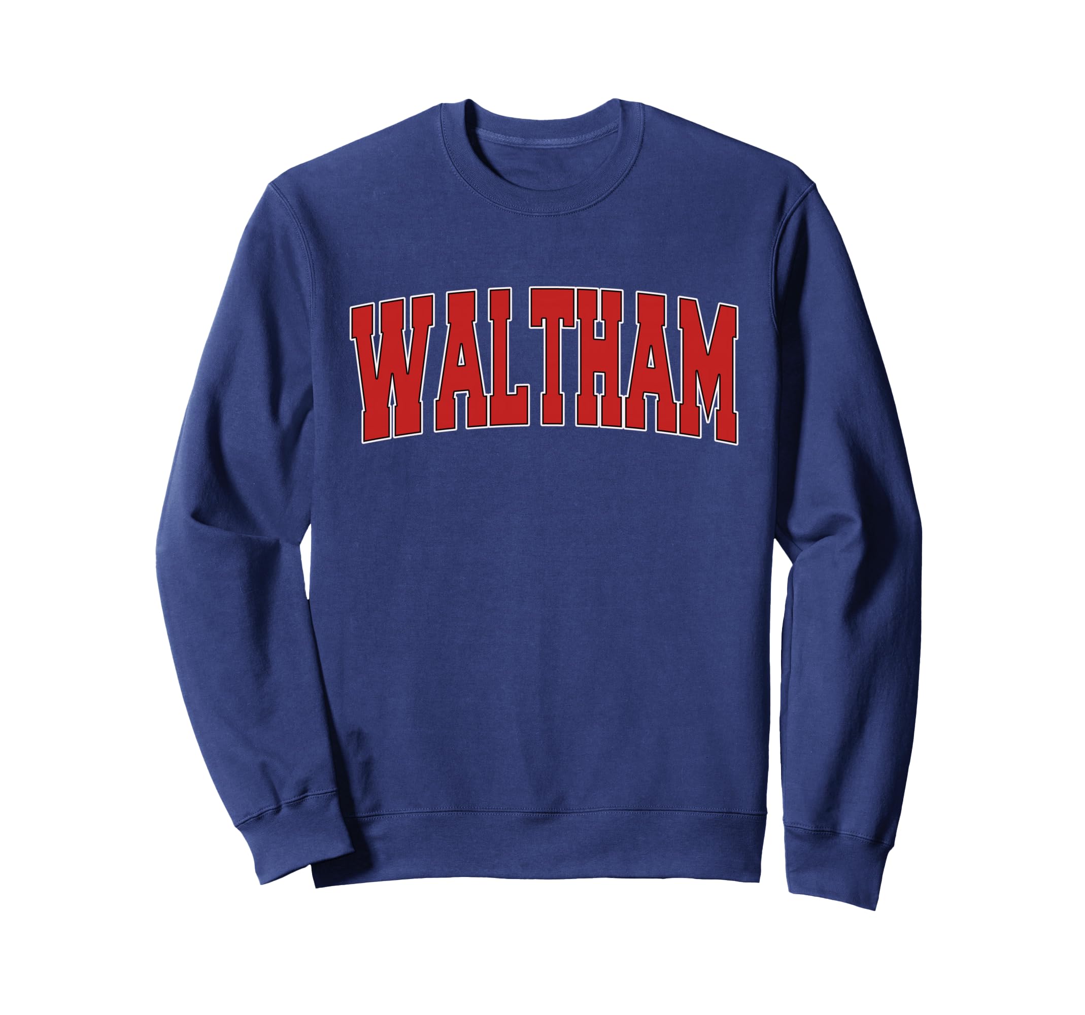 Waltham Ma Massachusetts Varsity Sweatshirt - Aesthetic Graphic for Adults - T-Shirt, Sweatshirt, Hoodie