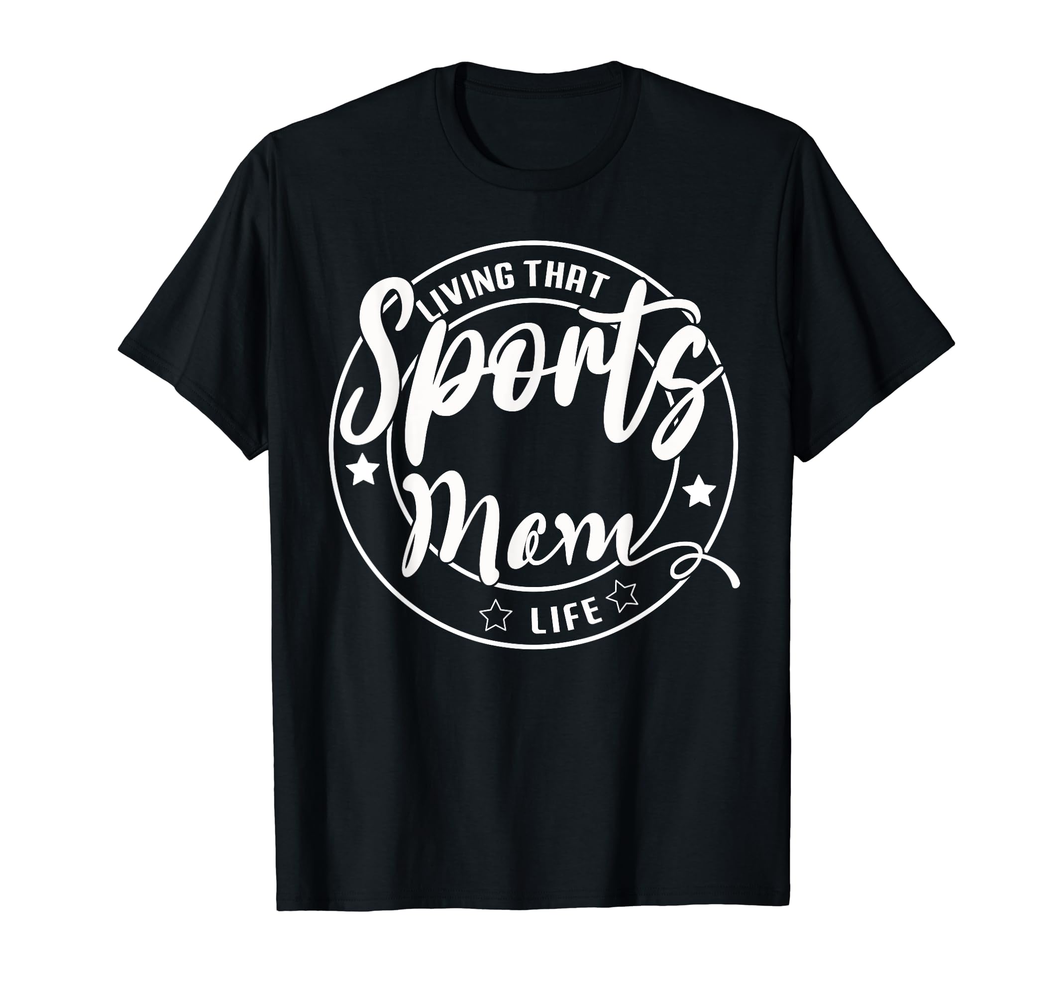 Living That Sports Mom Life Games Day T-Shirt - Minimalist Print Unisex - T-Shirt, Sweatshirt, Hoodie