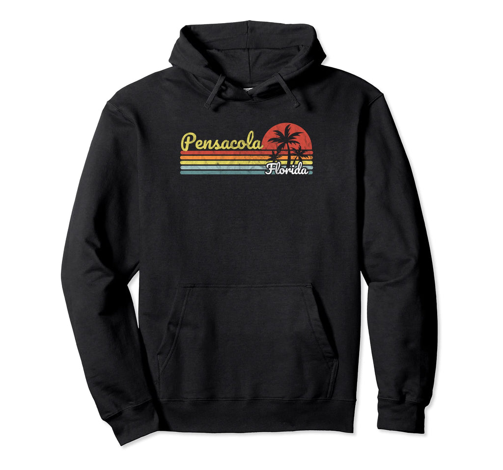 Pensacola Fl Florida Stripes Lines Hoodie - Fun Novelty Design Unisex - T-Shirt, Sweatshirt, Hoodie