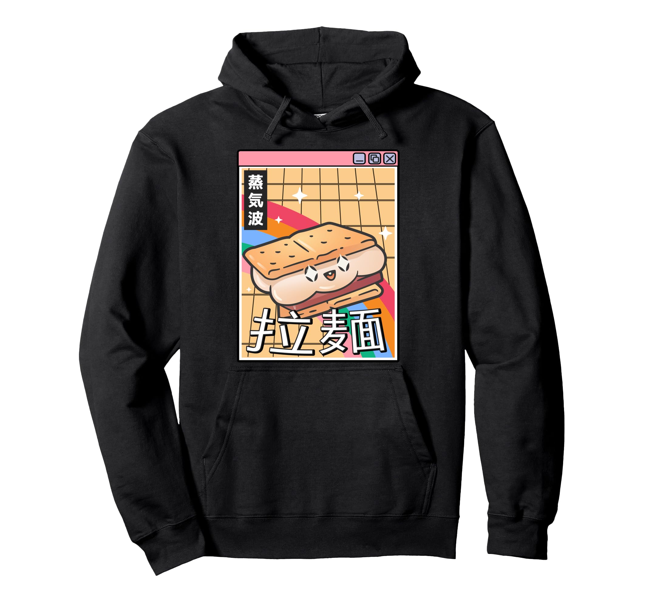 Happy Smore Digital Japan 80S Otaku Hoodie - Streetwear Style Men Women - T-Shirt, Sweatshirt, Hoodie