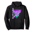 Sagittarius Zodiac Sign Vaporwave Hoodie - Minimalist Print for Adults - T-Shirt, Sweatshirt, Hoodie
