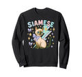 Siamese Cat Y2K Pastel Bolt Stars Sweatshirt - Aesthetic Graphic Unisex - T-Shirt, Sweatshirt, Hoodie