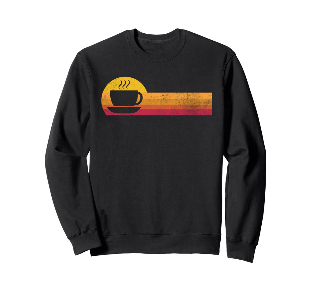 Coffee Silhouette Sunset 90S Gift Sweatshirt - Minimalist Print Unisex - T-Shirt, Sweatshirt, Hoodie