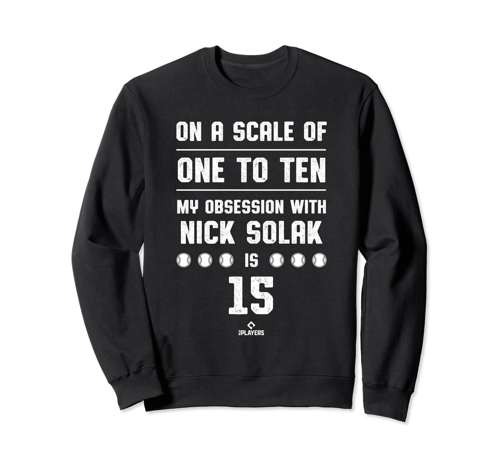 Nick Solak Obsession Texas Baseball Sweatshirt - Trendy Graphic Unisex - T-Shirt, Sweatshirt, Hoodie
