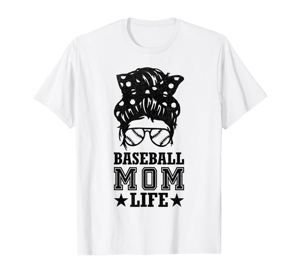 Baseball Mom Life Funny Sports T-Shirt - Graphic Print for Adults - T-Shirt, Sweatshirt, Hoodie