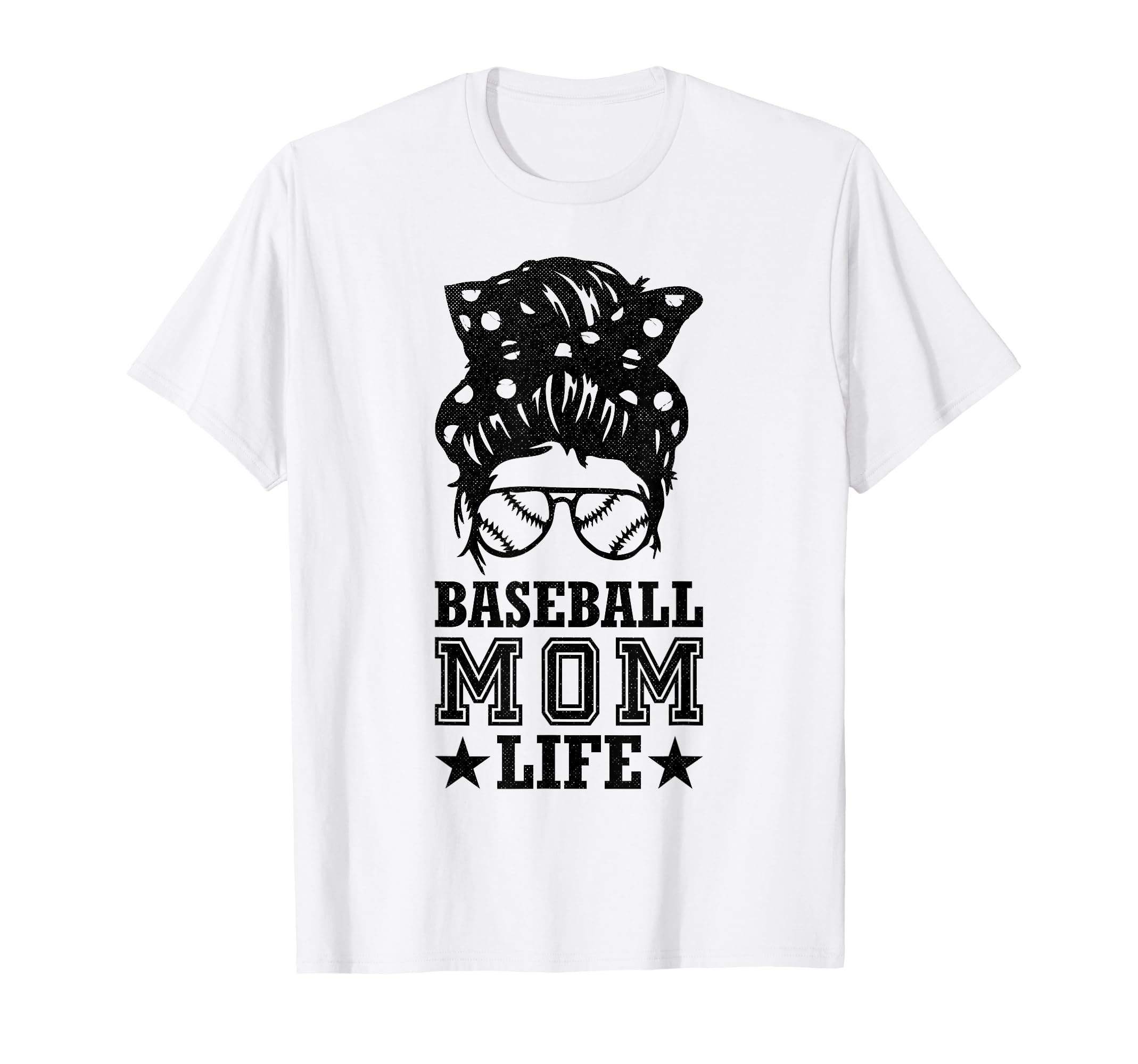 Baseball Mom Life Funny Sports T-Shirt - Graphic Print for Adults - T-Shirt, Sweatshirt, Hoodie