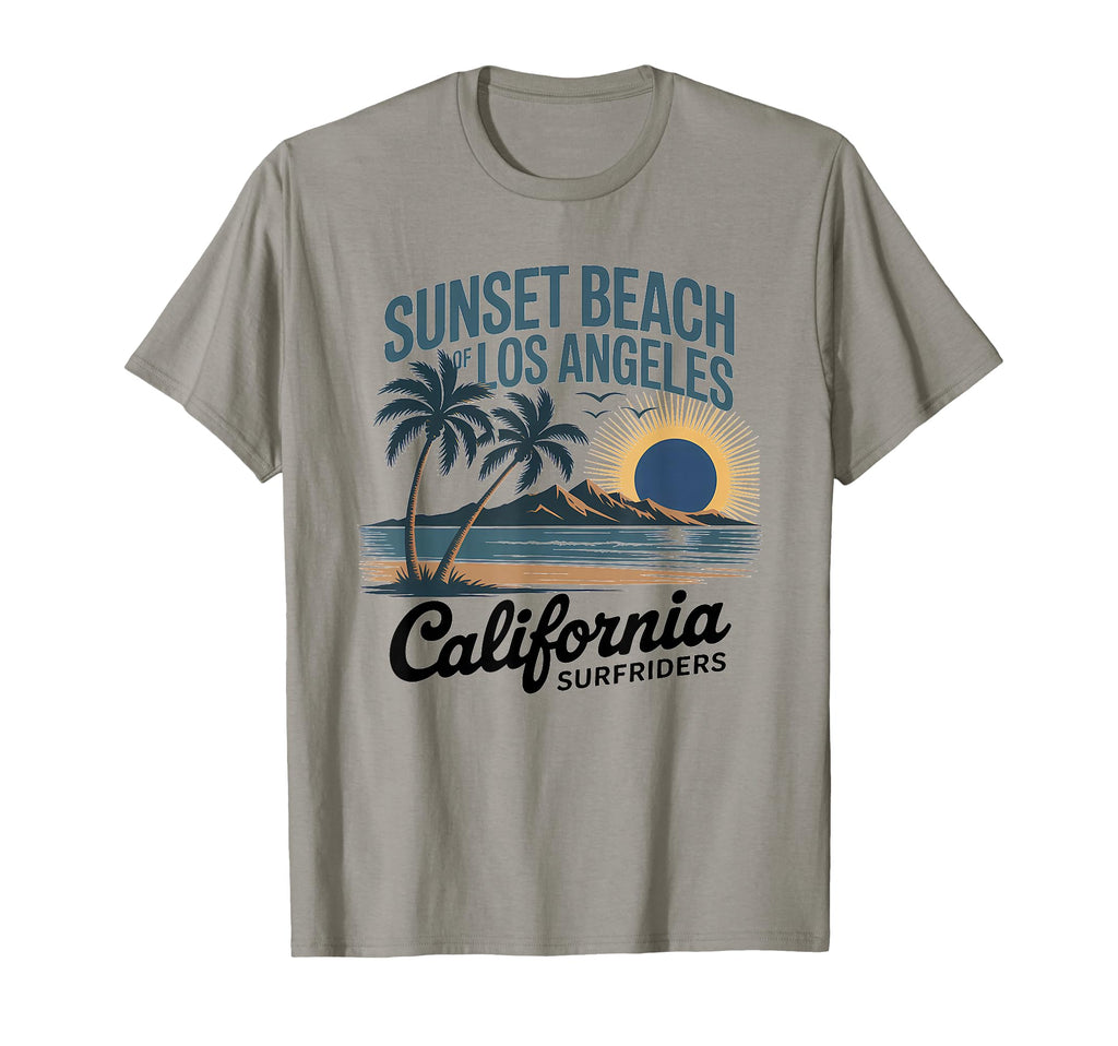 Ocean West Coast California Beach T-Shirt - Aesthetic Graphic for Adults - T-Shirt, Sweatshirt, Hoodie