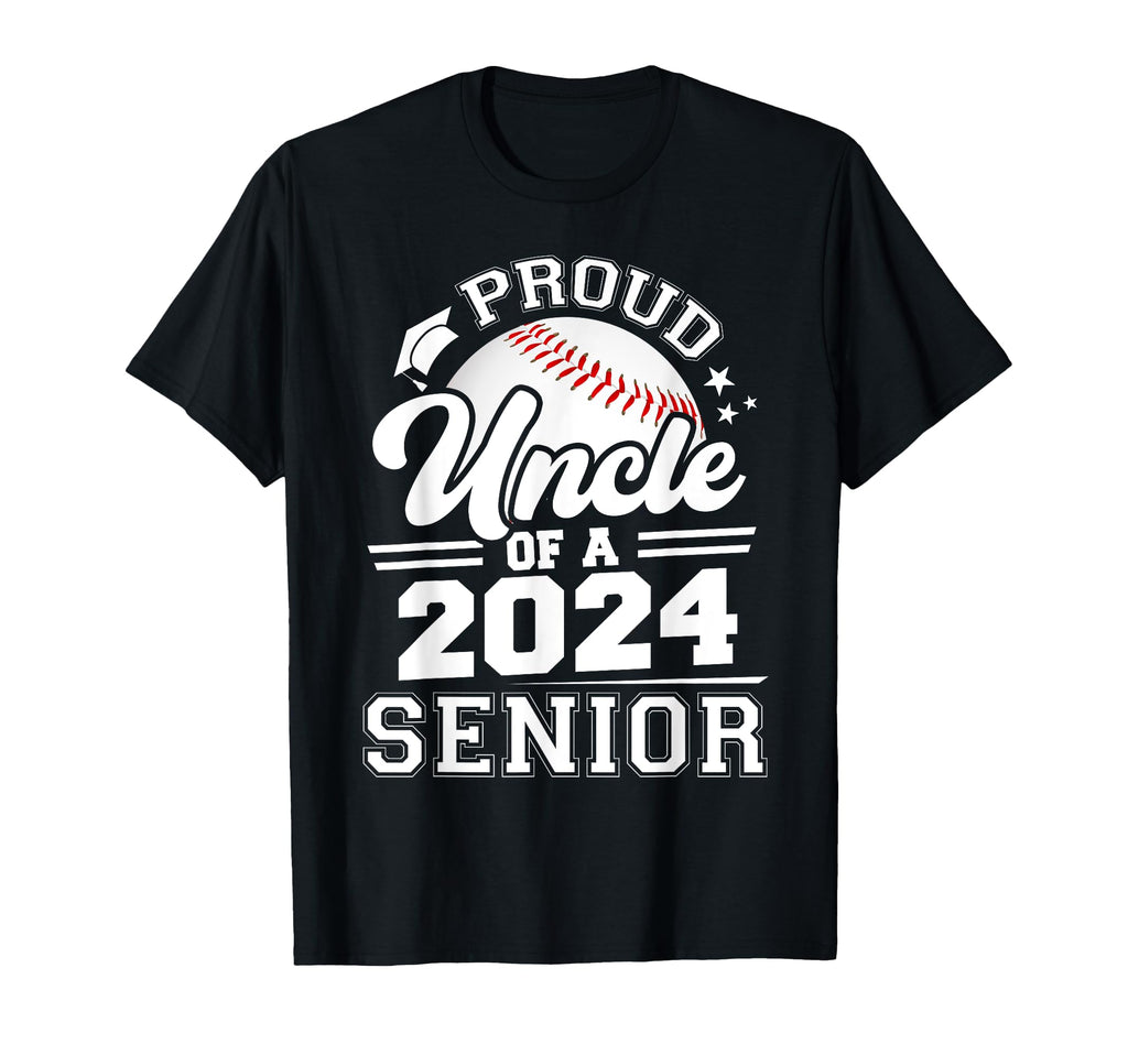 Proud Uncle 2024 Senior Graduate T-Shirt - Streetwear Style for Adults - T-Shirt, Sweatshirt, Hoodie