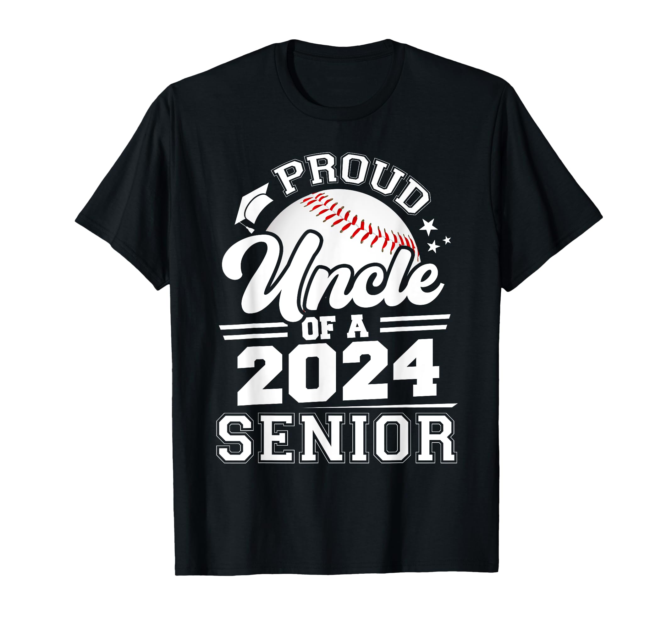 Proud Uncle 2024 Senior Graduate T-Shirt - Streetwear Style for Adults - T-Shirt, Sweatshirt, Hoodie