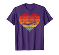Pontoon Boats Heart Sunset Boating T-Shirt - Casual Everyday Wear Men Women - T-Shirt, Sweatshirt, Hoodie