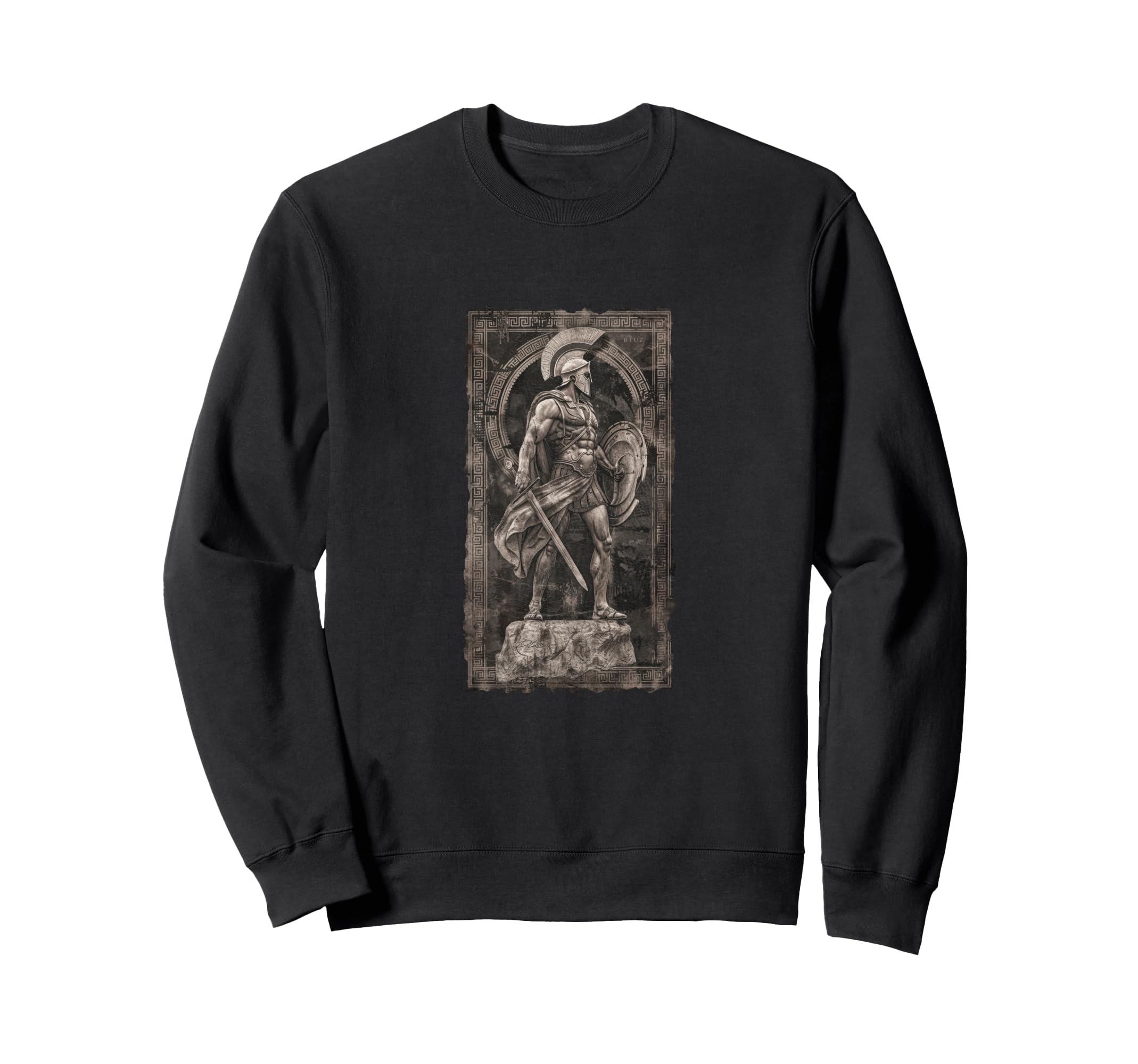 Spartan Helmet Warrior Aesthetic Sweatshirt - Unique Graphic for Adults - T-Shirt, Sweatshirt, Hoodie