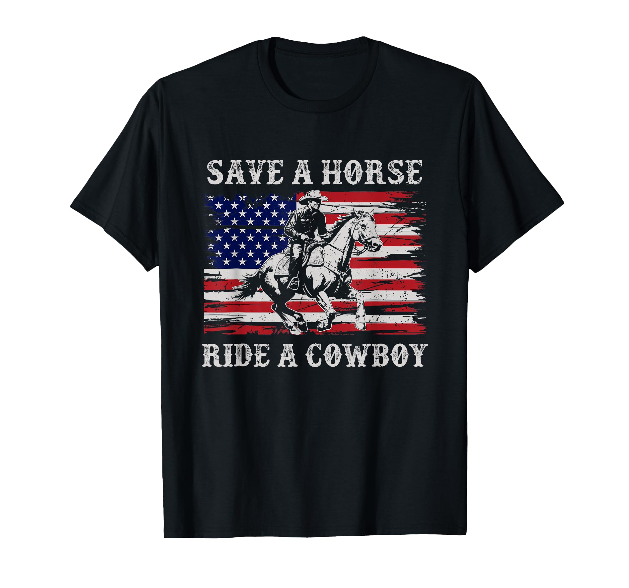 Save Horse Ride Cowboy Western T-Shirt - Casual Everyday Wear for Adults - T-Shirt, Sweatshirt, Hoodie