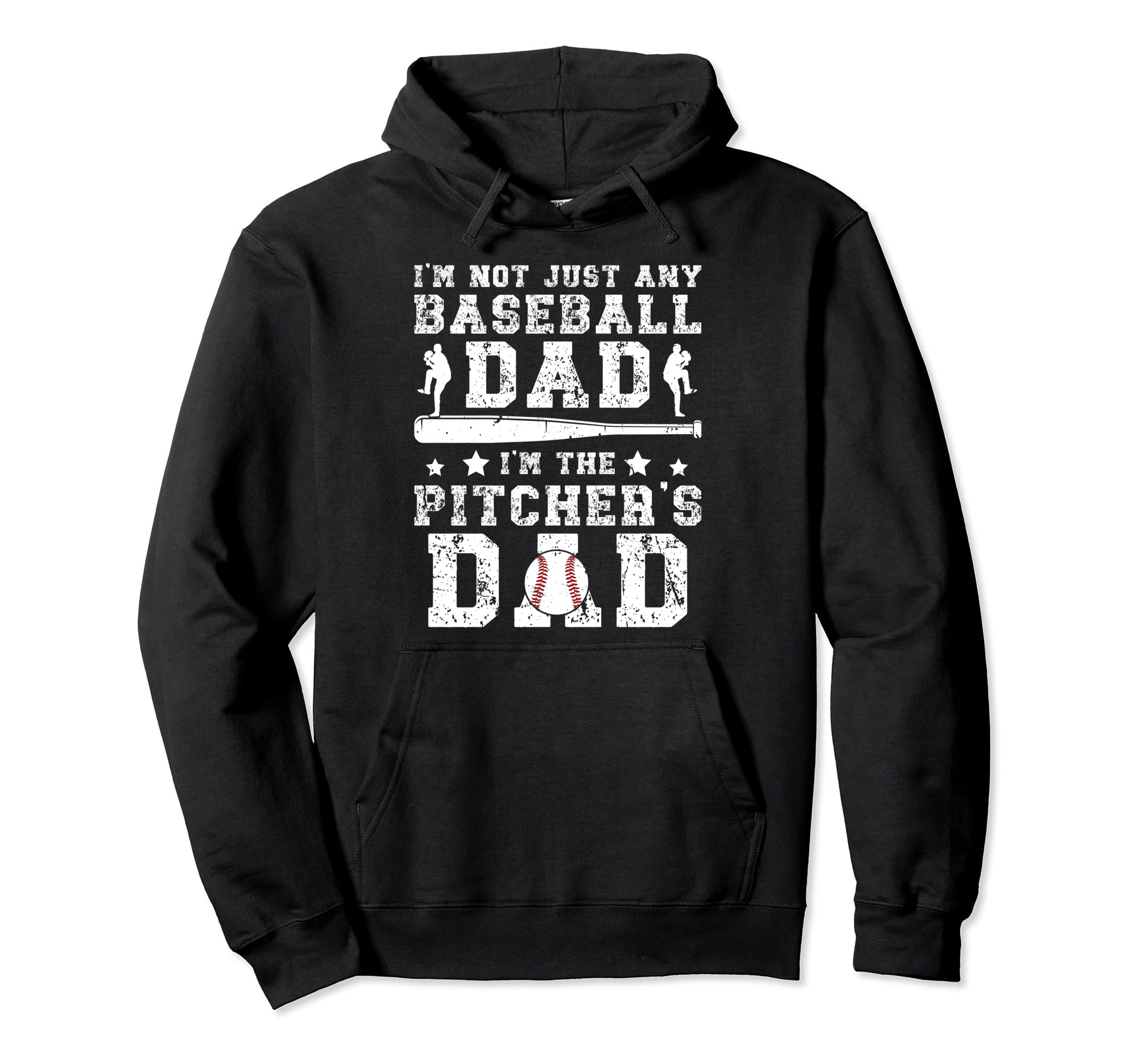 Im Baseball Pitcher Dad Baseball Pitcher Hoodie - Streetwear Style Unisex - T-Shirt, Sweatshirt, Hoodie