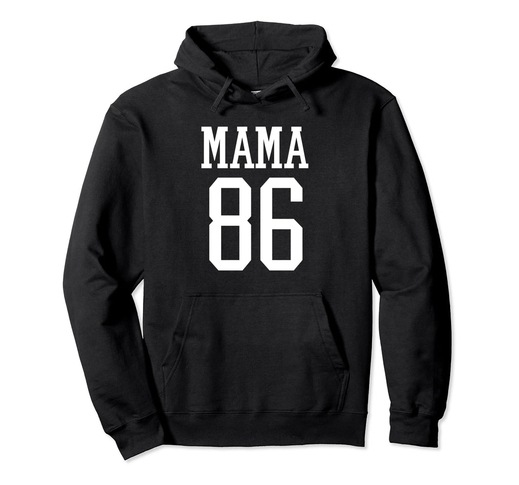 Number 86 Mama Biggest Fan Spirit Wear Hoodie - Unique Graphic for Adults - T-Shirt, Sweatshirt, Hoodie