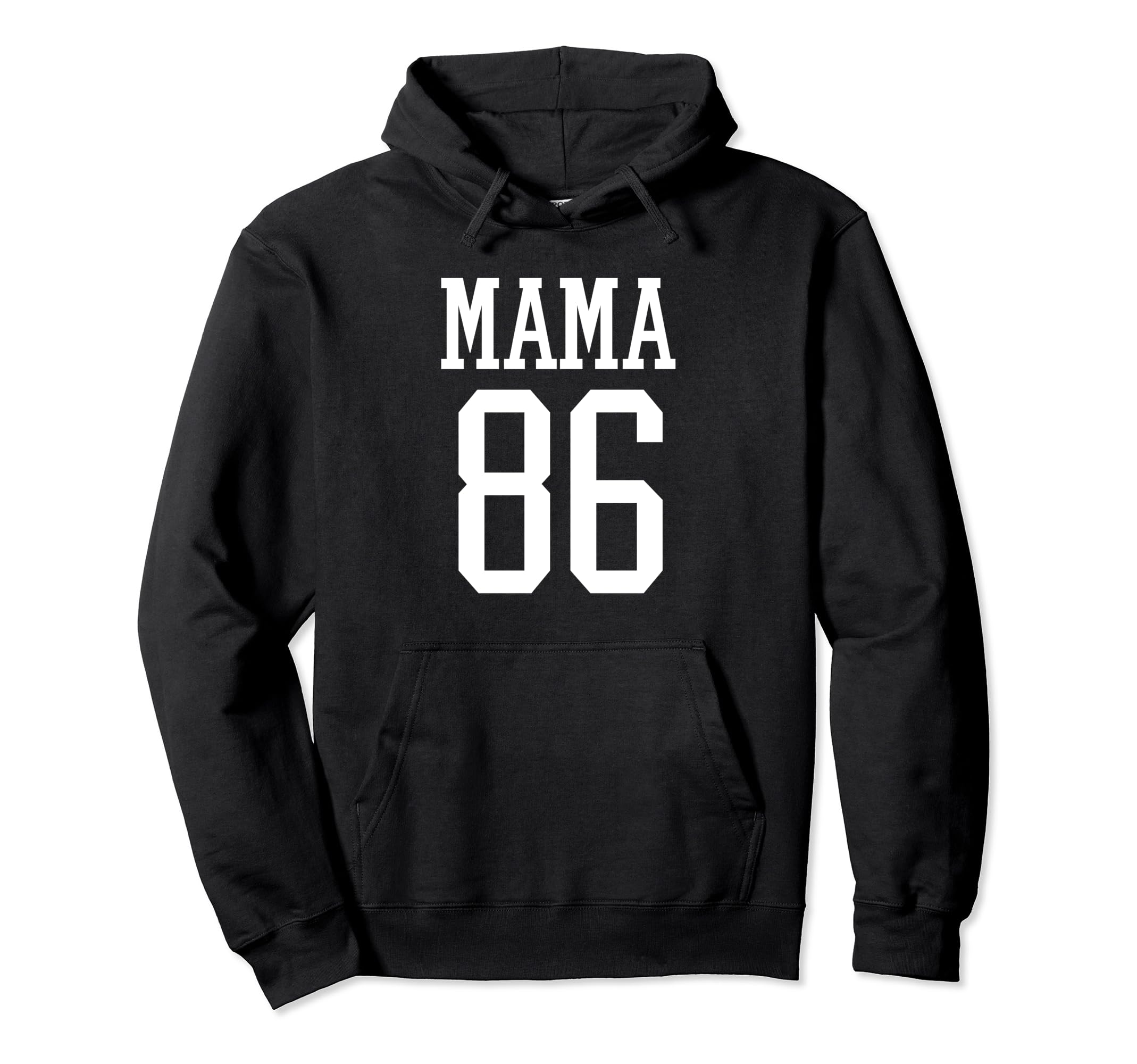 Number 86 Mama Biggest Fan Spirit Wear Hoodie - Unique Graphic for Adults - T-Shirt, Sweatshirt, Hoodie
