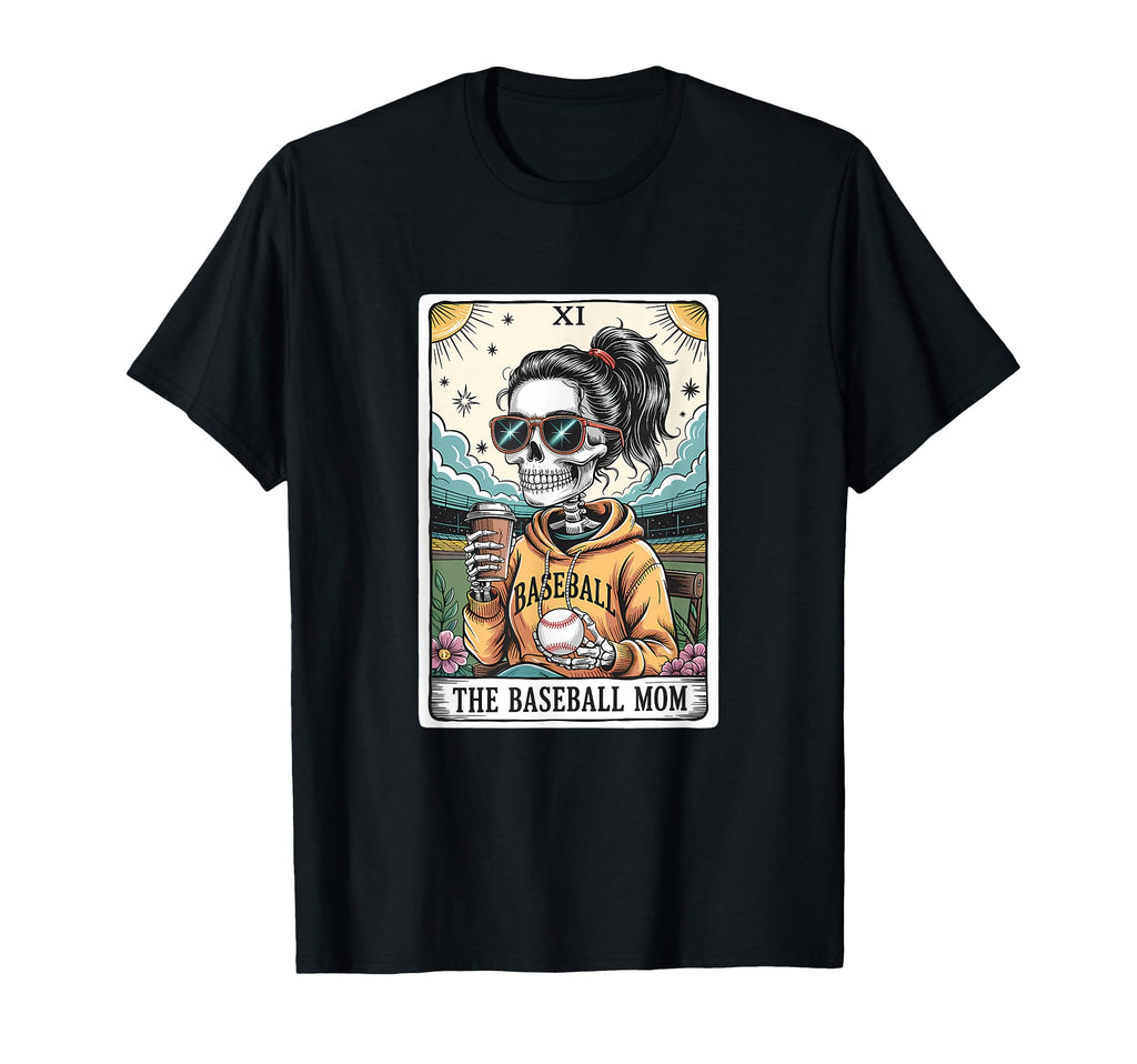 Funny Skeleton Tarot Card Halloween T-Shirt - Custom Art Print Unisex - T-Shirt, Sweatshirt, Hoodie