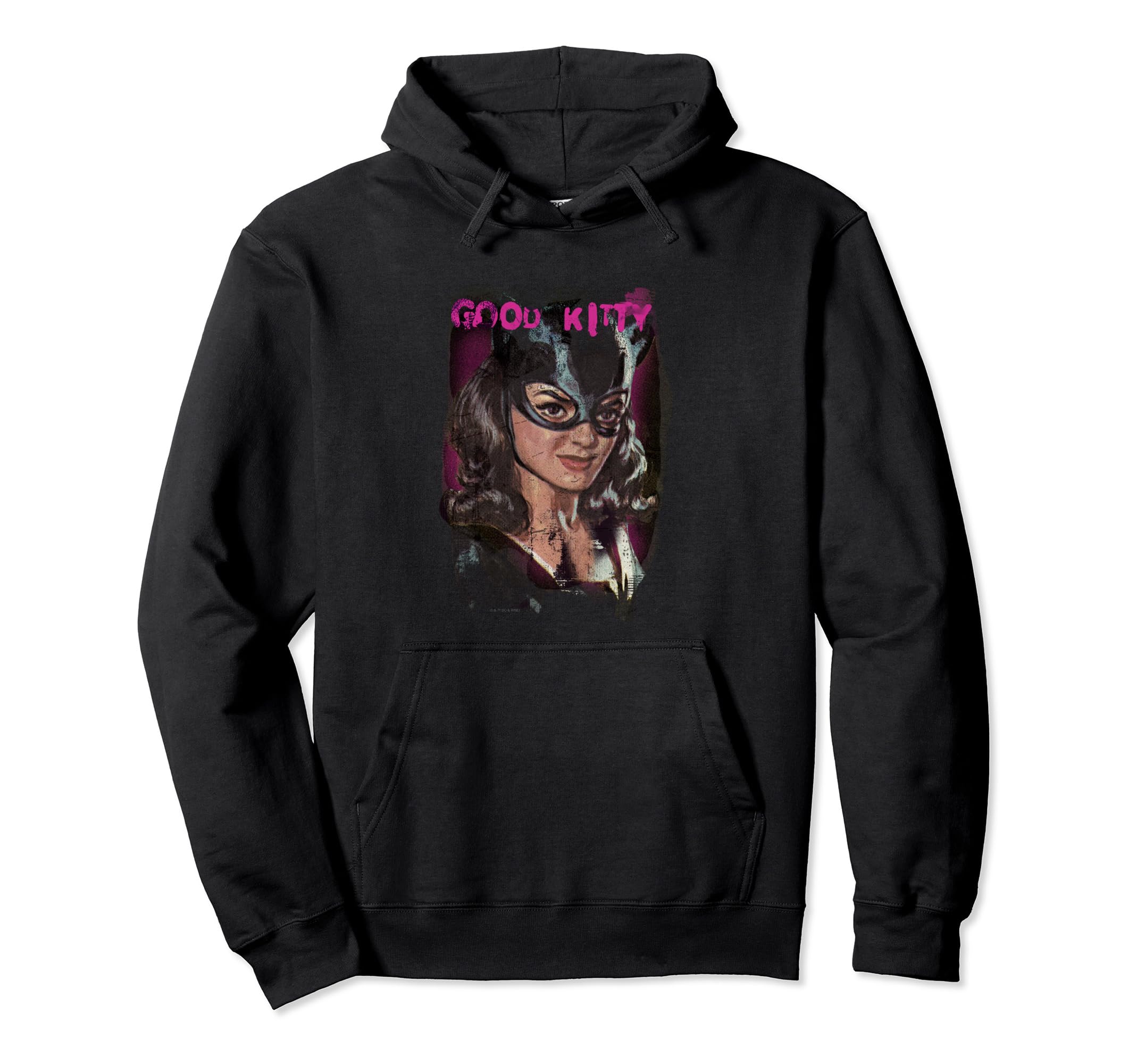 Batman Distressed 60S Catwoman Good Hoodie - Trendy Graphic for Adults - T-Shirt, Sweatshirt, Hoodie