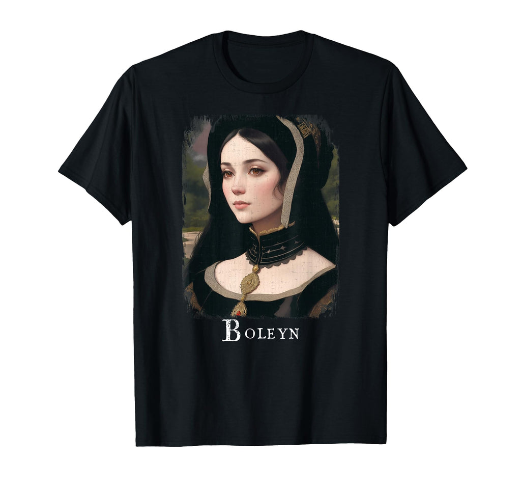 Anne Boleyn Tudor Portrait T-Shirt - Unique Graphic for Adults - T-Shirt, Sweatshirt, Hoodie