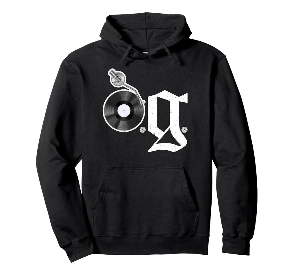 Old School Dad Pops Unc Vinyl Cd Og Hoodie - Custom Art Print Men Women - T-Shirt, Sweatshirt, Hoodie