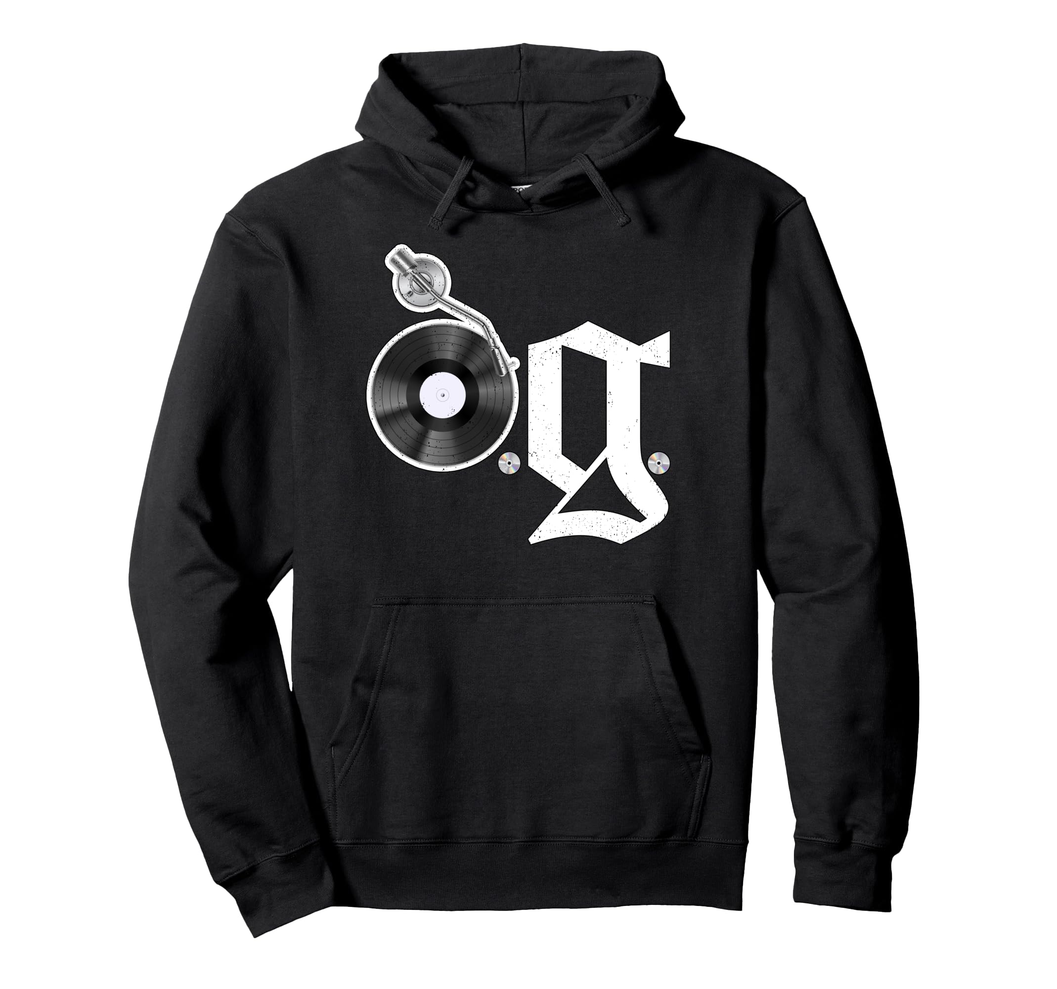 Old School Dad Pops Unc Vinyl Cd Og Hoodie - Custom Art Print Men Women - T-Shirt, Sweatshirt, Hoodie