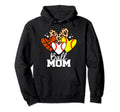 Ball Mom Funny Baseball Softball Hoodie - Custom Art Print Men Women - T-Shirt, Sweatshirt, Hoodie