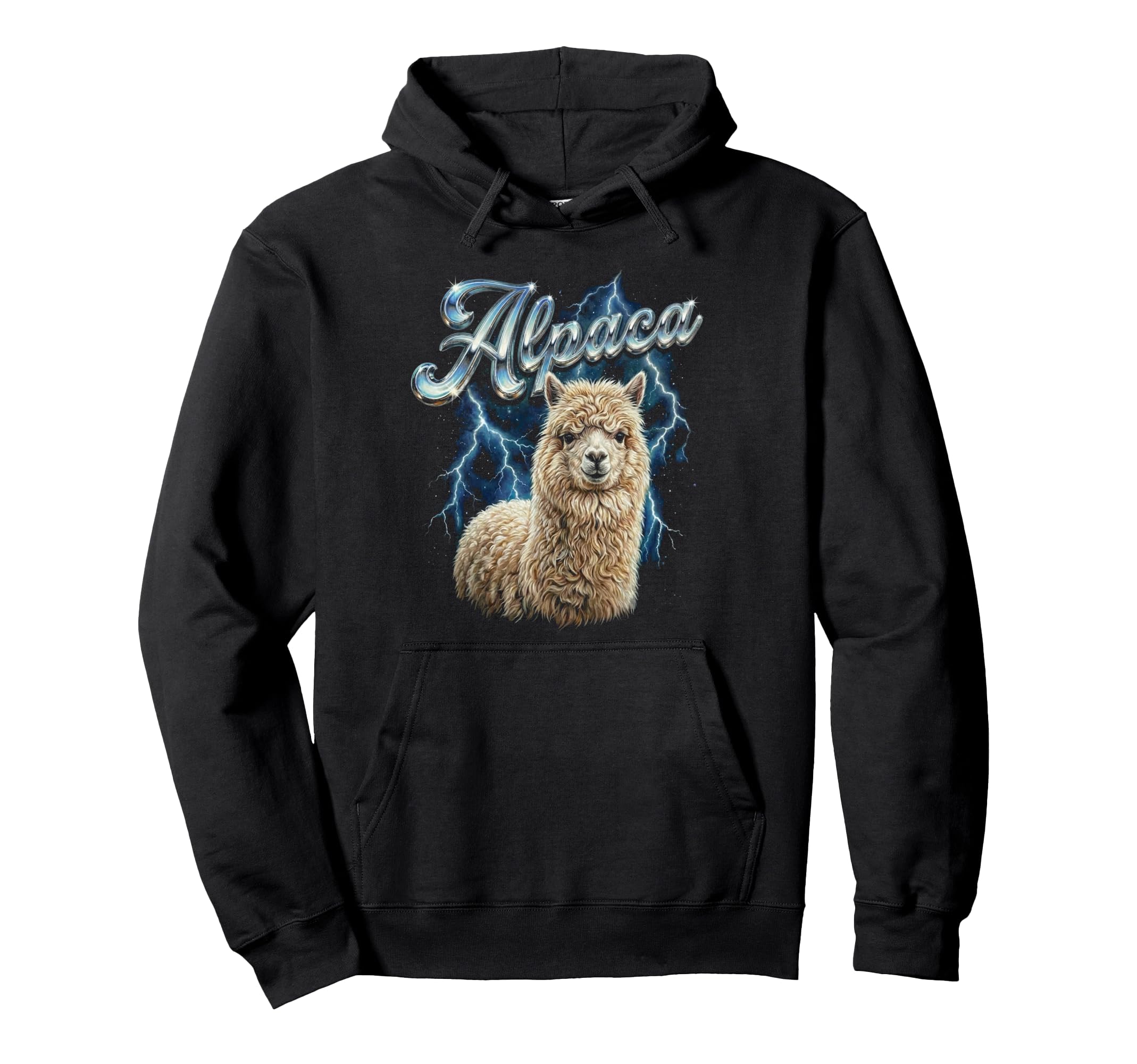 Alpaca 90S Funny Alpaca 80S Hoodie - Minimalist Print Unisex - T-Shirt, Sweatshirt, Hoodie