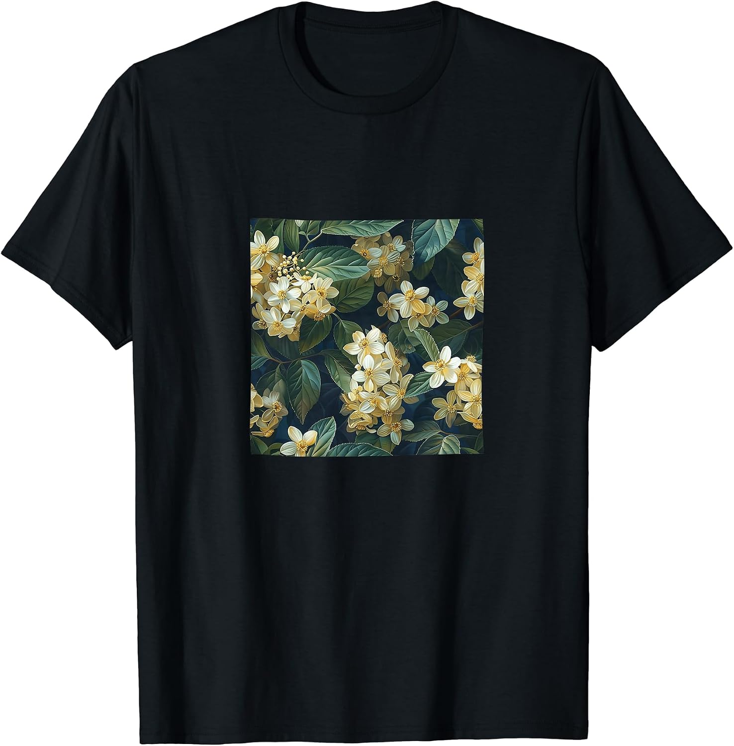 Elderflower Flower Pattern Merch - Adult & Kids T-Shirts, Sweatshirts & Hoodies apparel design preview 1