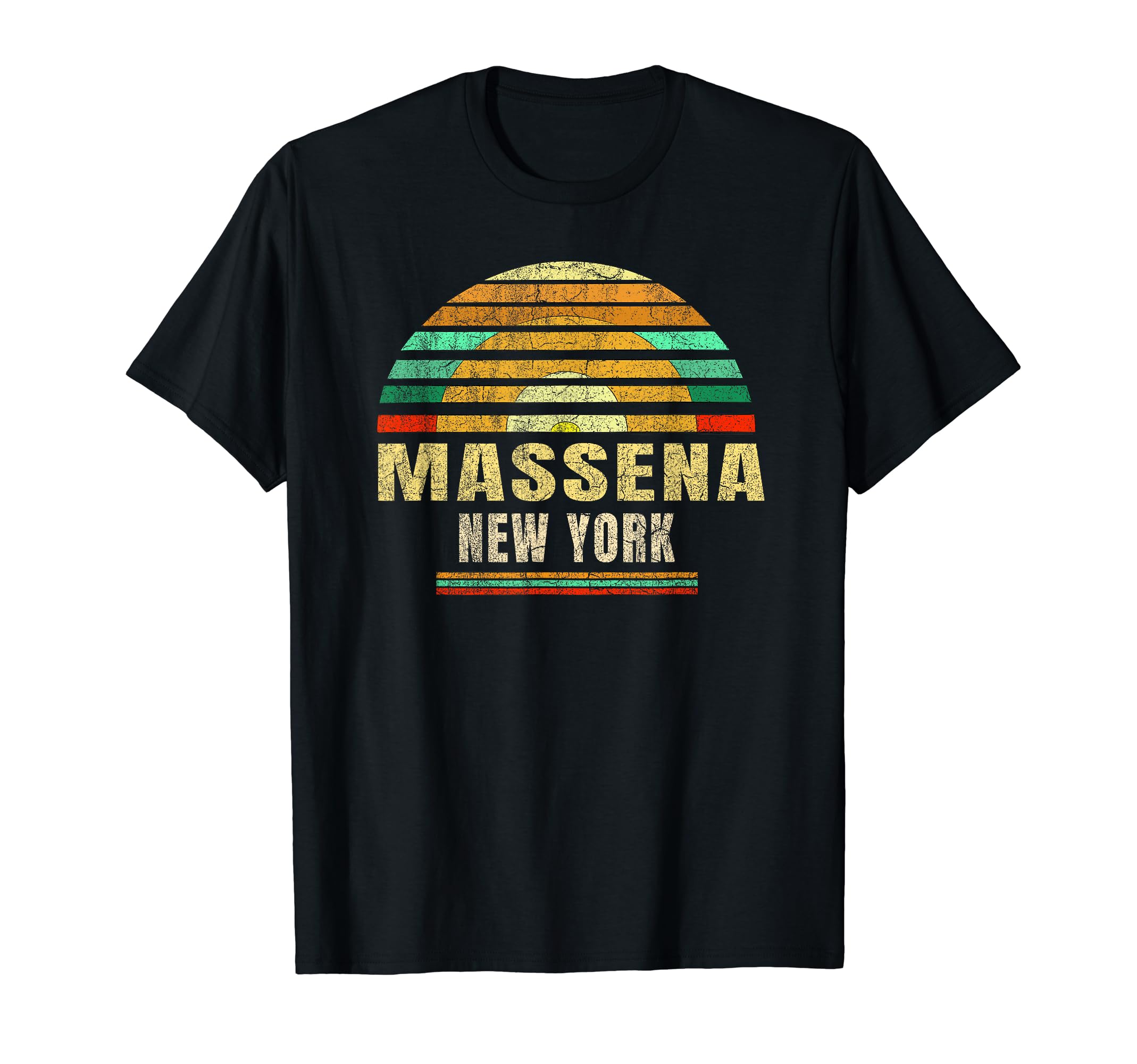 Massena Ny New York Sunset Gift T-Shirt - Graphic Print Men Women - T-Shirt, Sweatshirt, Hoodie
