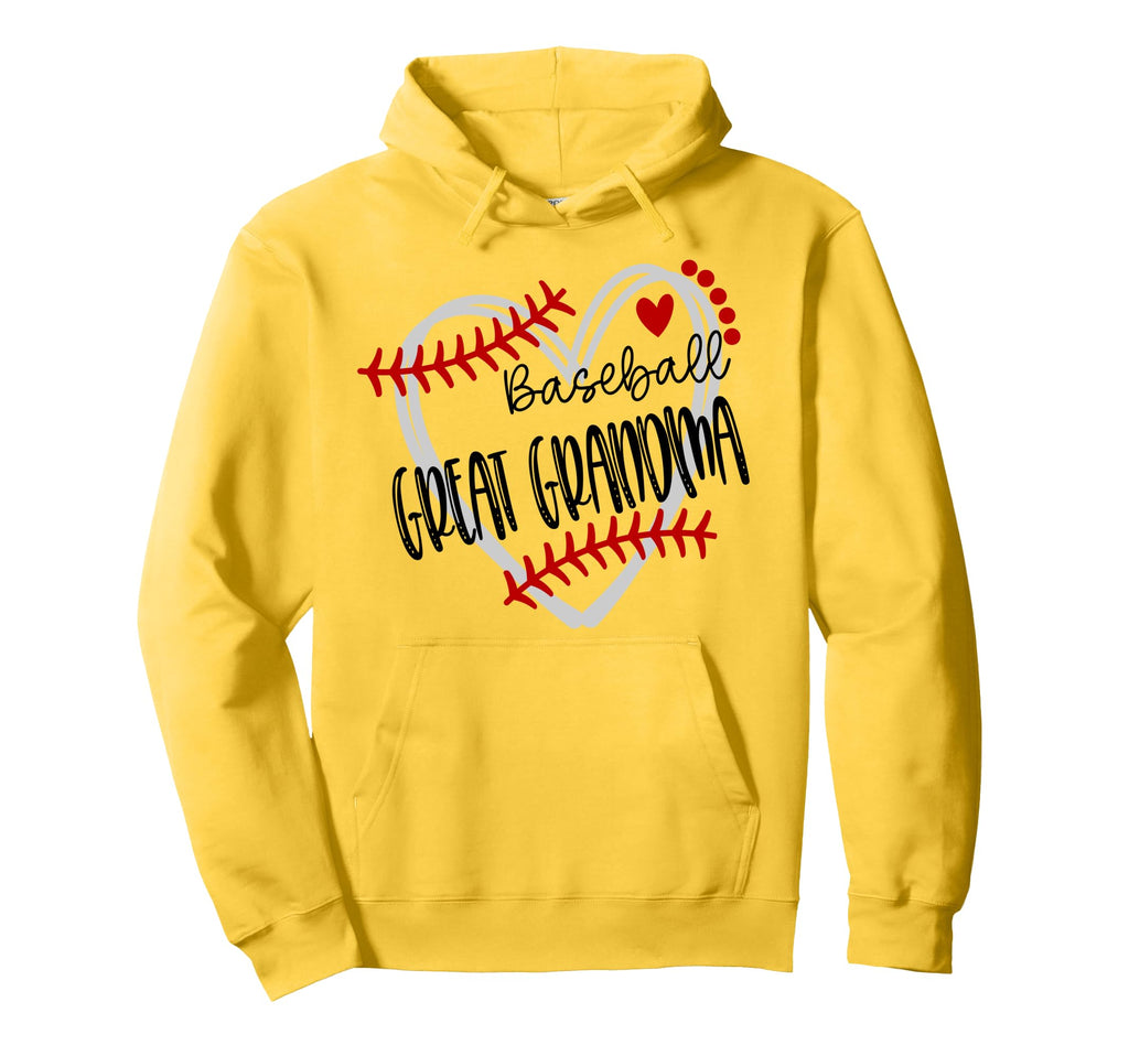 Personalized Baseball Heart Great Hoodie - Minimalist Print Men Women - T-Shirt, Sweatshirt, Hoodie