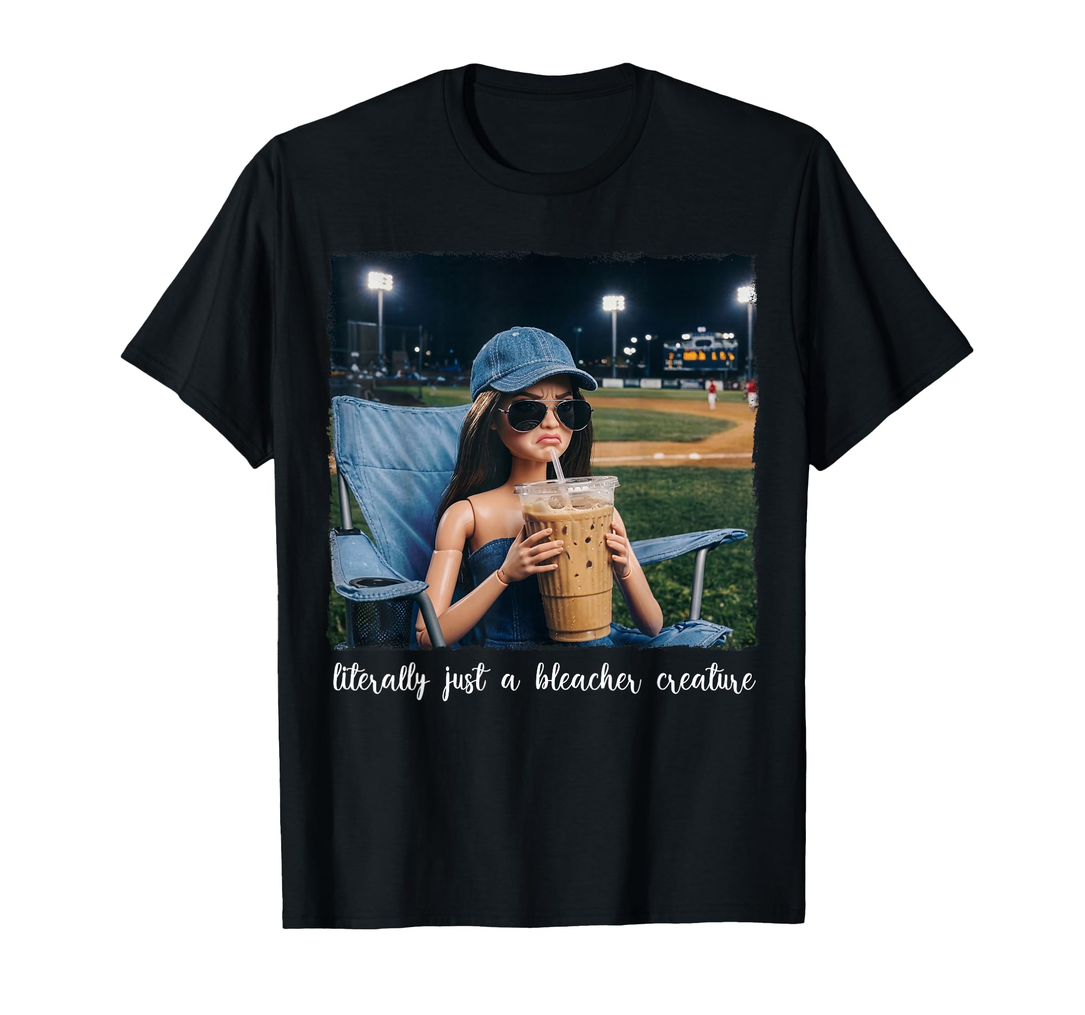 Ballfield Mom Funny Meme Baseball T-Shirt - Novelty Apparel for Adults - T-Shirt, Sweatshirt, Hoodie