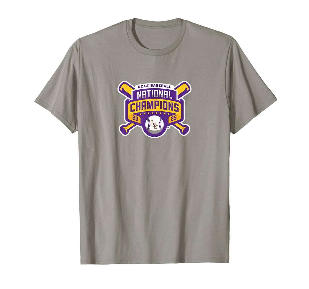 Lsu Baseball 2025 National T-Shirt - Casual Everyday Wear Men Women - T-Shirt, Sweatshirt, Hoodie