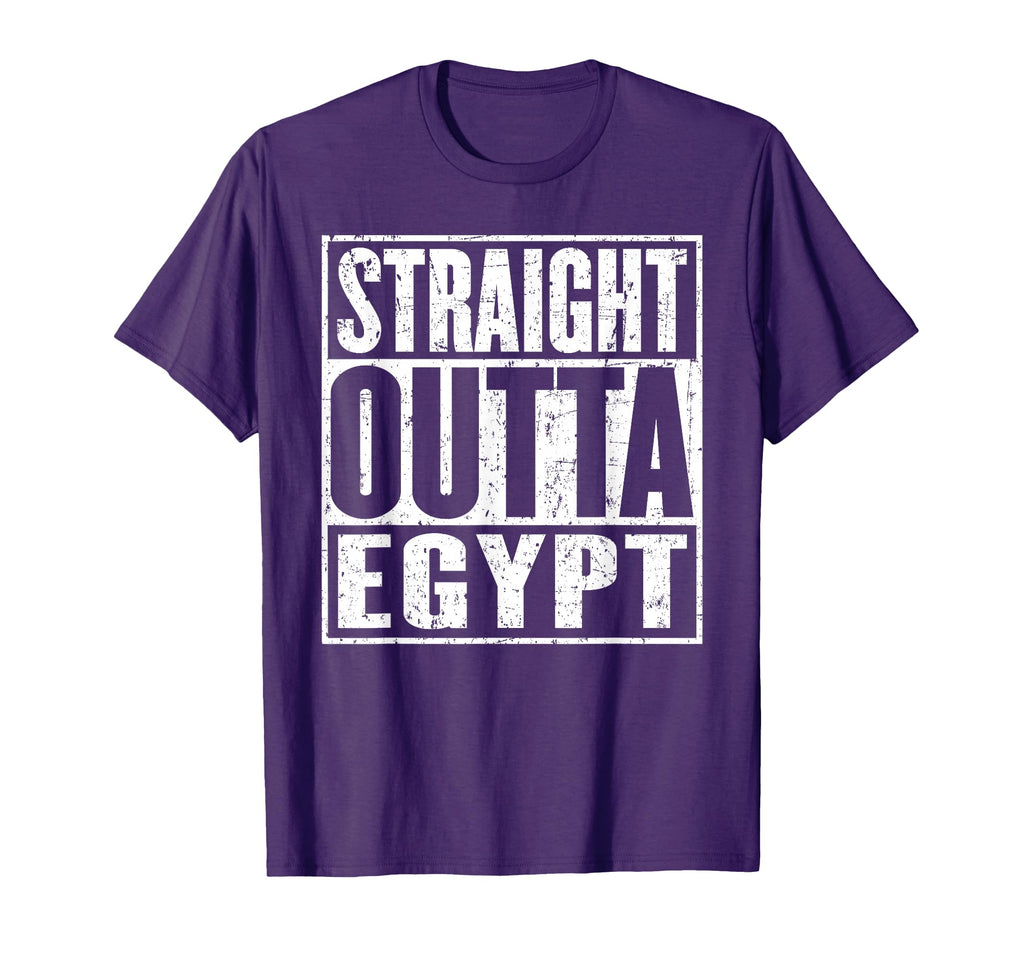 Straight Outta Egypt Distressed T-Shirt - Novelty Apparel for Adults - T-Shirt, Sweatshirt, Hoodie