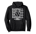 Baseball Vibes Baseball Mom Baseball Fan Hoodie - Graphic Print Unisex - T-Shirt, Sweatshirt, Hoodie
