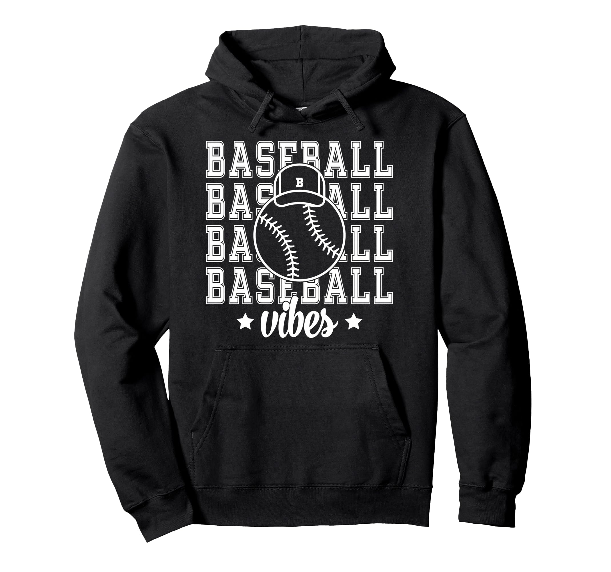 Baseball Vibes Baseball Mom Baseball Fan Hoodie - Graphic Print Unisex - T-Shirt, Sweatshirt, Hoodie