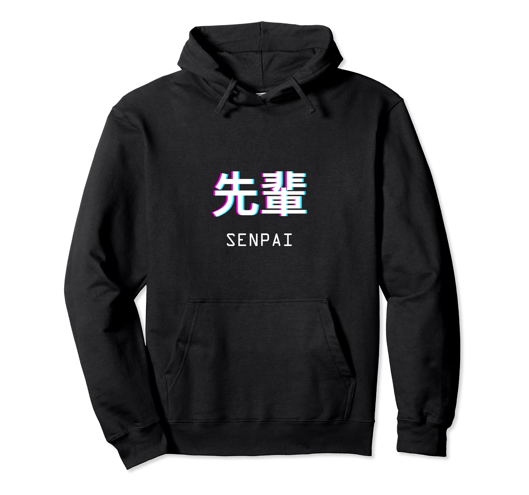 Senpai Japanese Anime Aesthetic Hoodie - Fun Novelty Design for Adults - T-Shirt, Sweatshirt, Hoodie