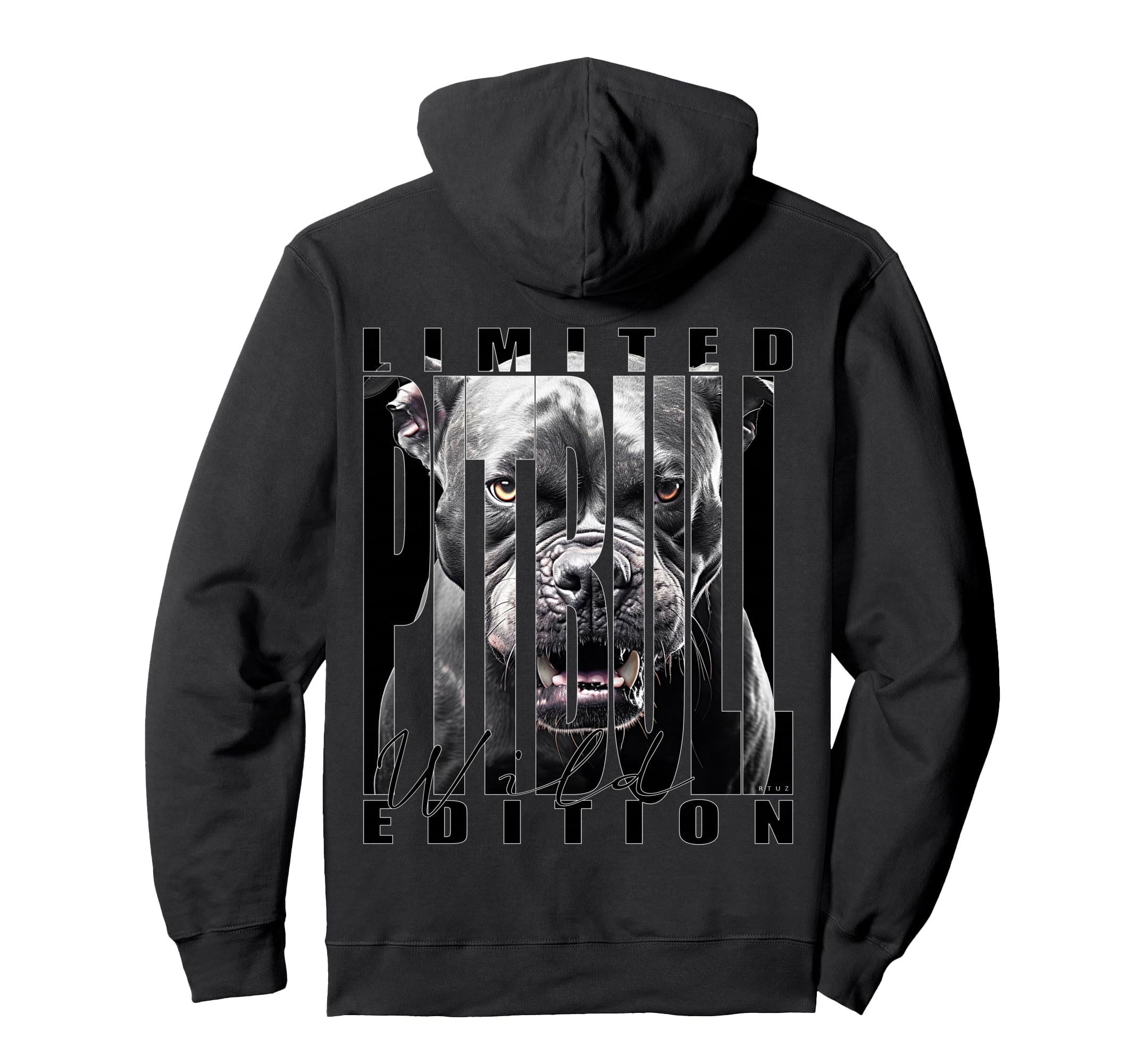 Back Y2K Streetwear Dog Pit Bull Hoodie - Streetwear Style Men Women - T-Shirt, Sweatshirt, Hoodie