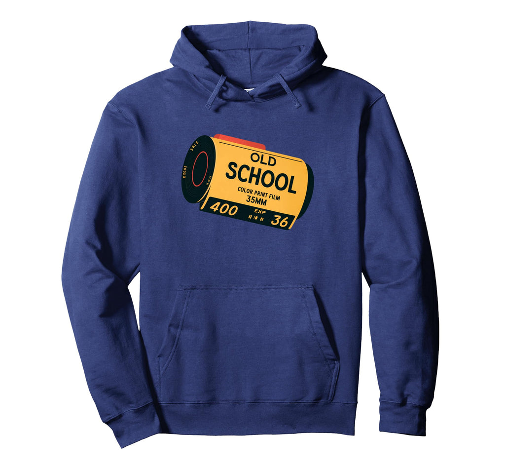 Old School Film Photography Camera Hoodie - Aesthetic Graphic for Adults - T-Shirt, Sweatshirt, Hoodie