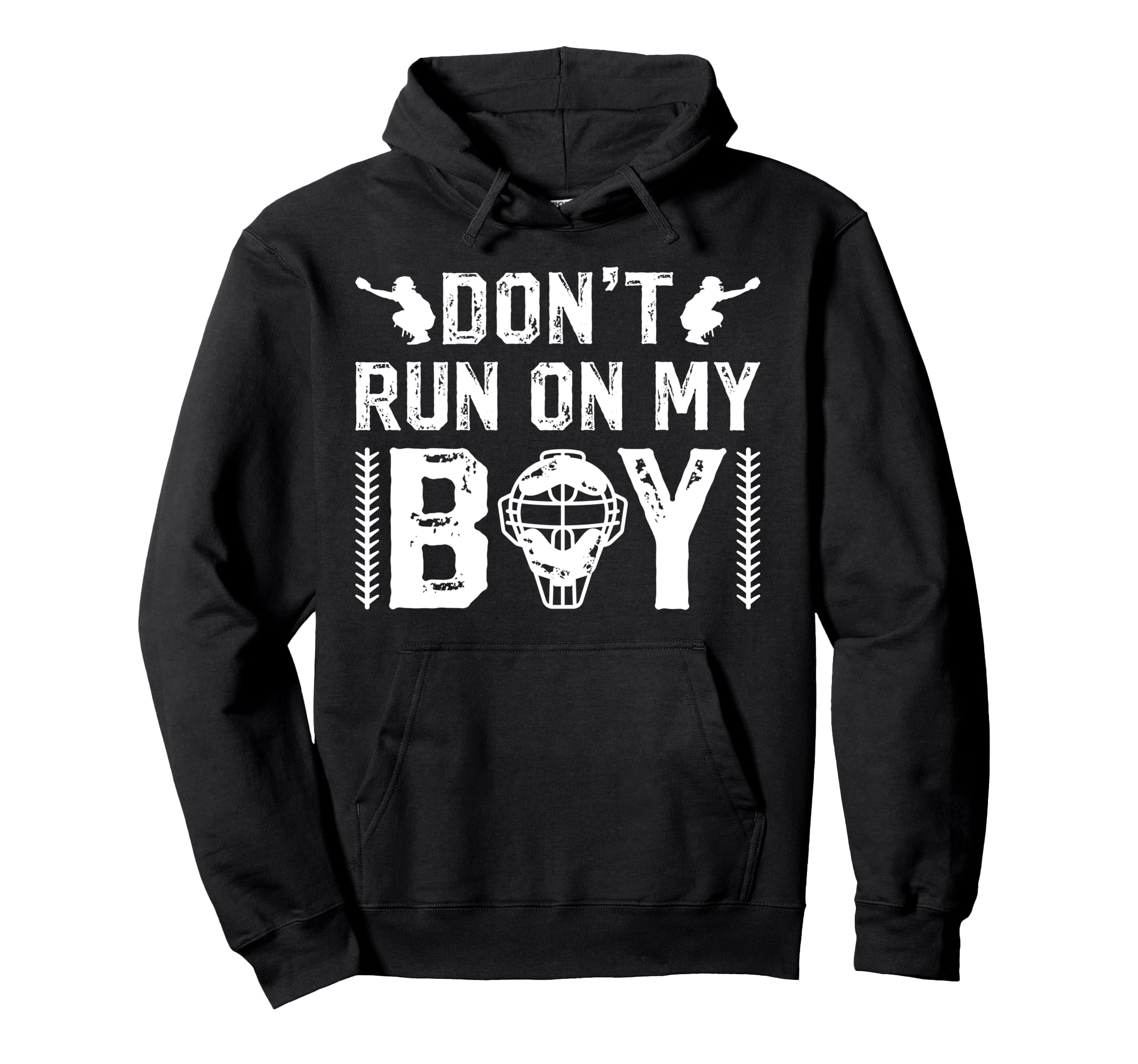 Baseball Catcher Dad Funny Dad Hoodie - Casual Everyday Wear Unisex - T-Shirt, Sweatshirt, Hoodie