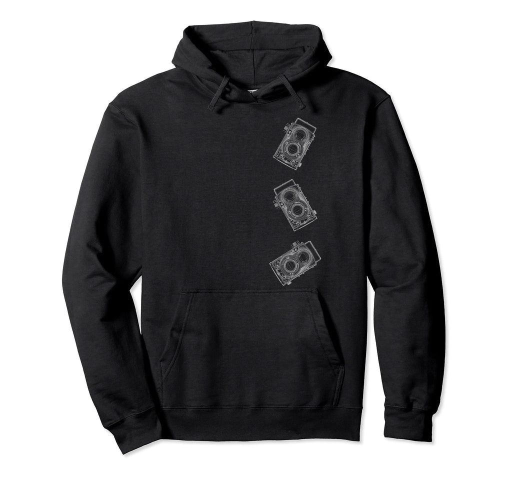 Twin Lens Reflex Cameras Photographer Hoodie - Unique Graphic Unisex - T-Shirt, Sweatshirt, Hoodie