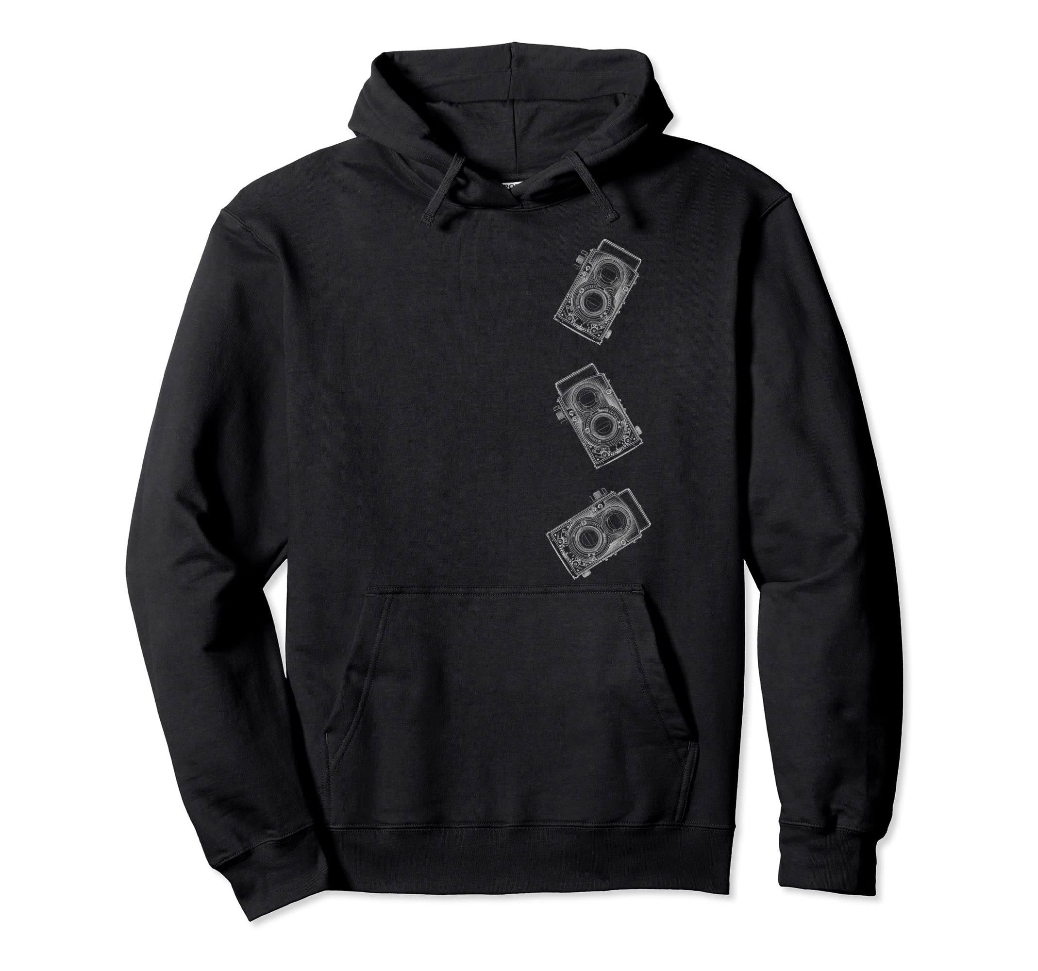 Twin Lens Reflex Cameras Photographer Hoodie - Unique Graphic Unisex - T-Shirt, Sweatshirt, Hoodie