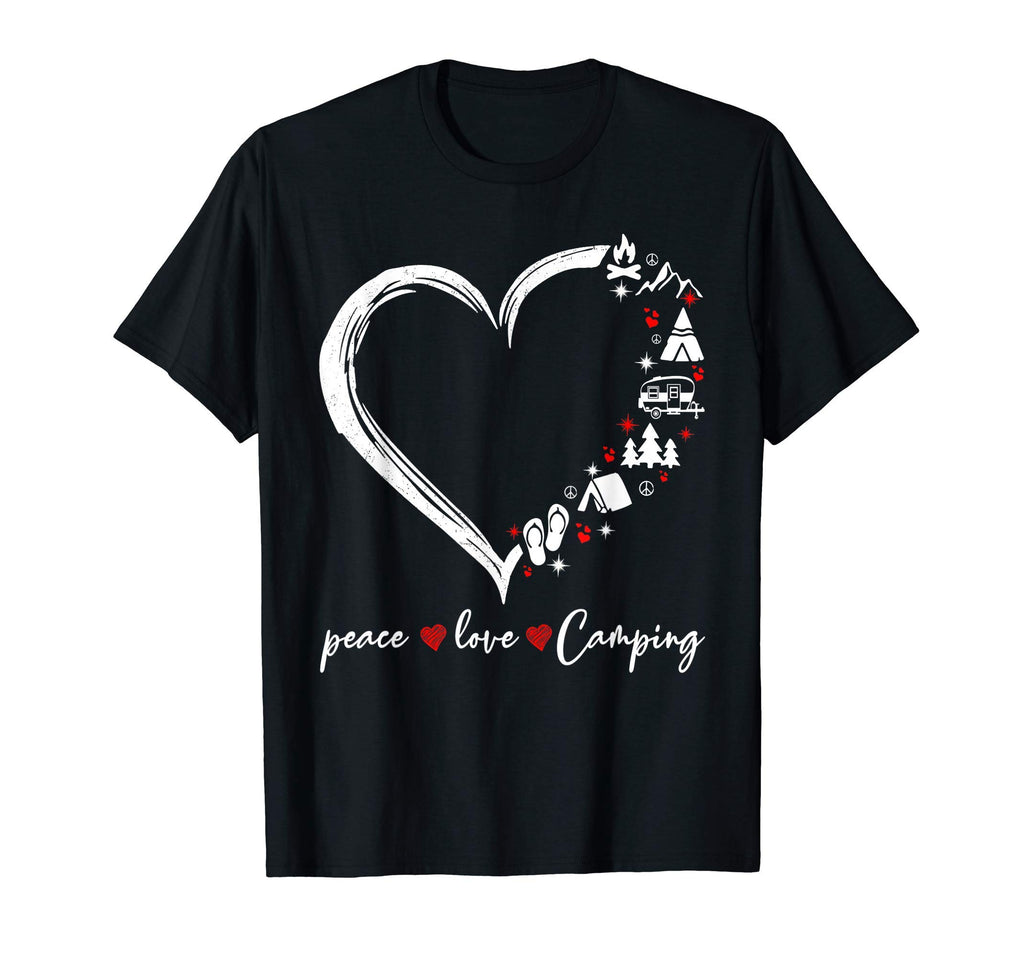 Peace Love Camping T-Shirt - Streetwear Style Men Women - T-Shirt, Sweatshirt, Hoodie