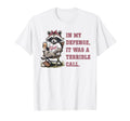 Feral Baseball Mom Funny Raccoon T-Shirt - Trendy Graphic for Adults - T-Shirt, Sweatshirt, Hoodie