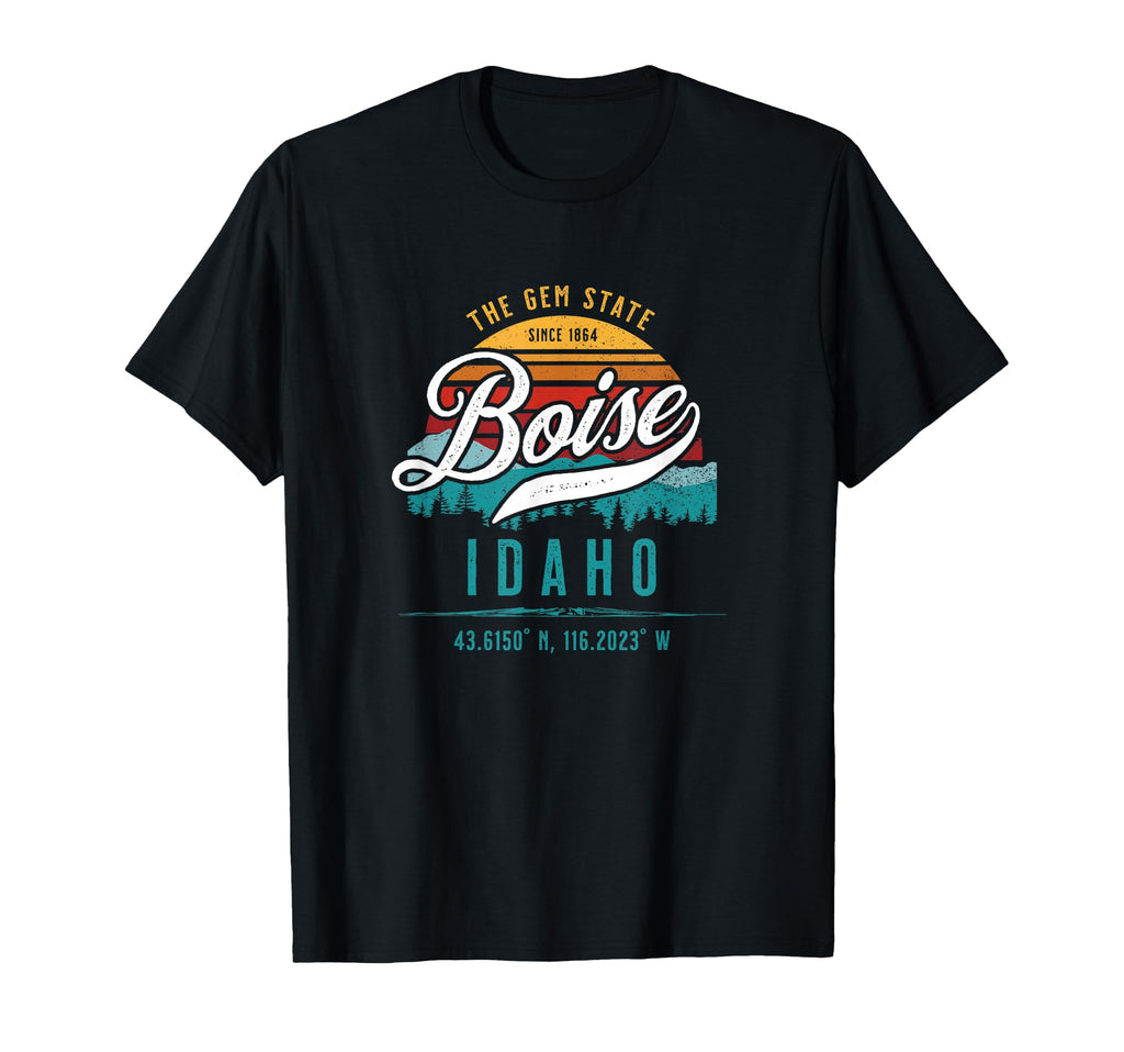 Boise Idaho Id Usa Sunset T-Shirt - Casual Everyday Wear for Adults - T-Shirt, Sweatshirt, Hoodie