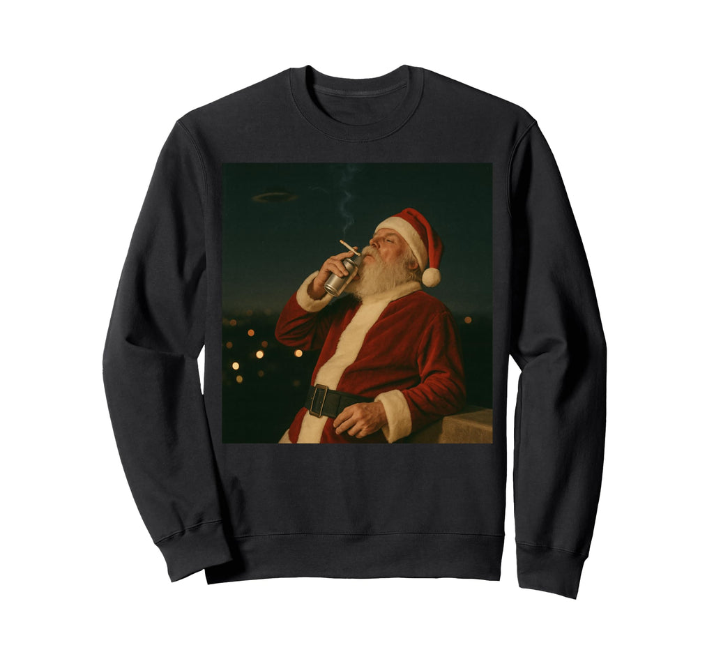 Funny Santa Claus 90S Aesthetic Vibes Sweatshirt - Streetwear Style Unisex - T-Shirt, Sweatshirt, Hoodie