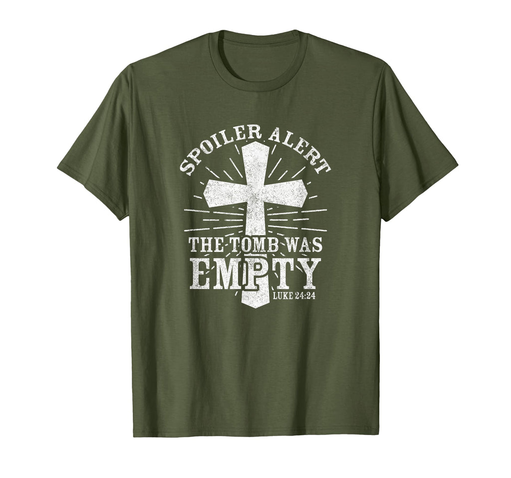 Spoiler Alert Tomb Was Empty T-Shirt - Casual Everyday Wear for Adults - T-Shirt, Sweatshirt, Hoodie